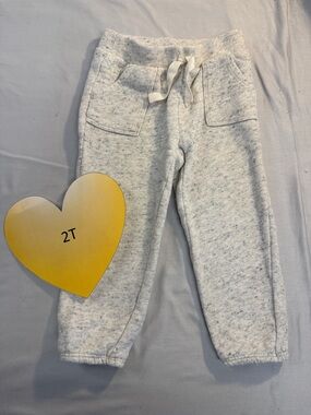 GAP - Kids 2T Light Grey Kids Joggers/Sweat pants